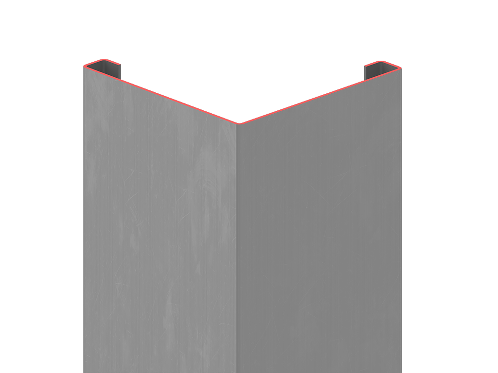 Конструкция каркаса на универсальных рамах. Угловая стойка.